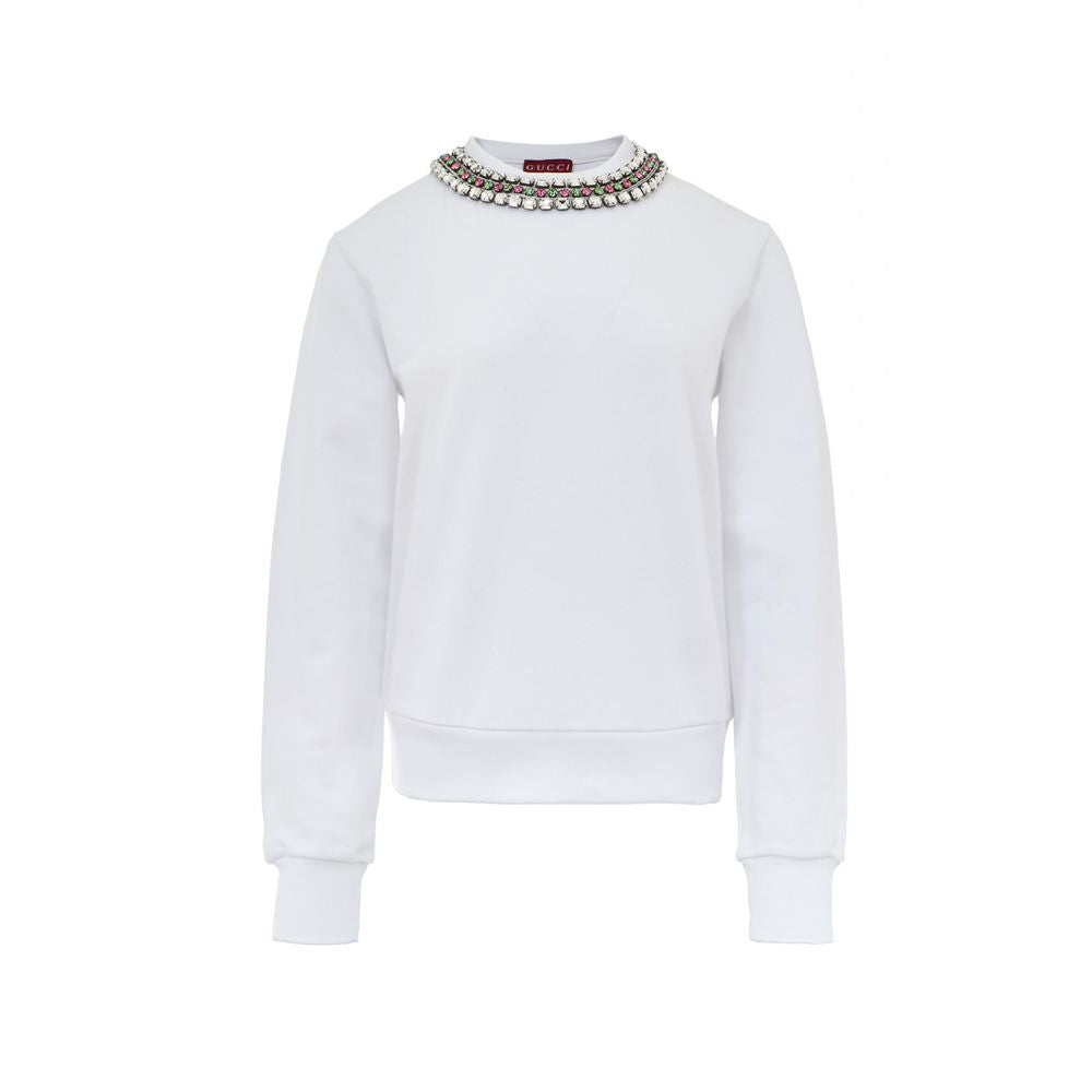Gucci | White Cotton Sweatshirt