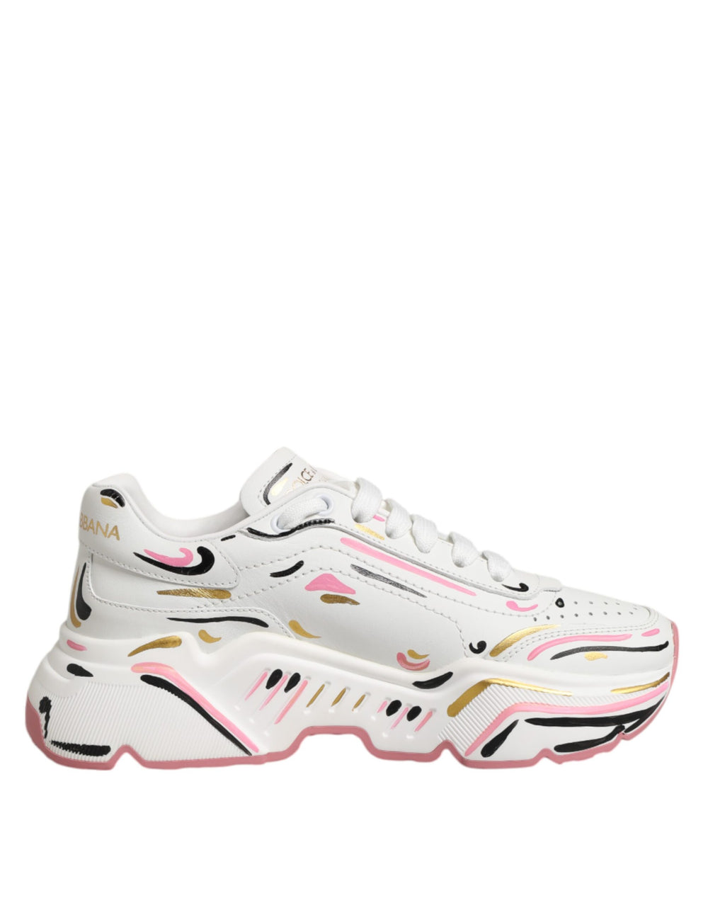 Dolce & Gabbana | Multicolor Hand Painted DAYMASTER Sneaker Shoes