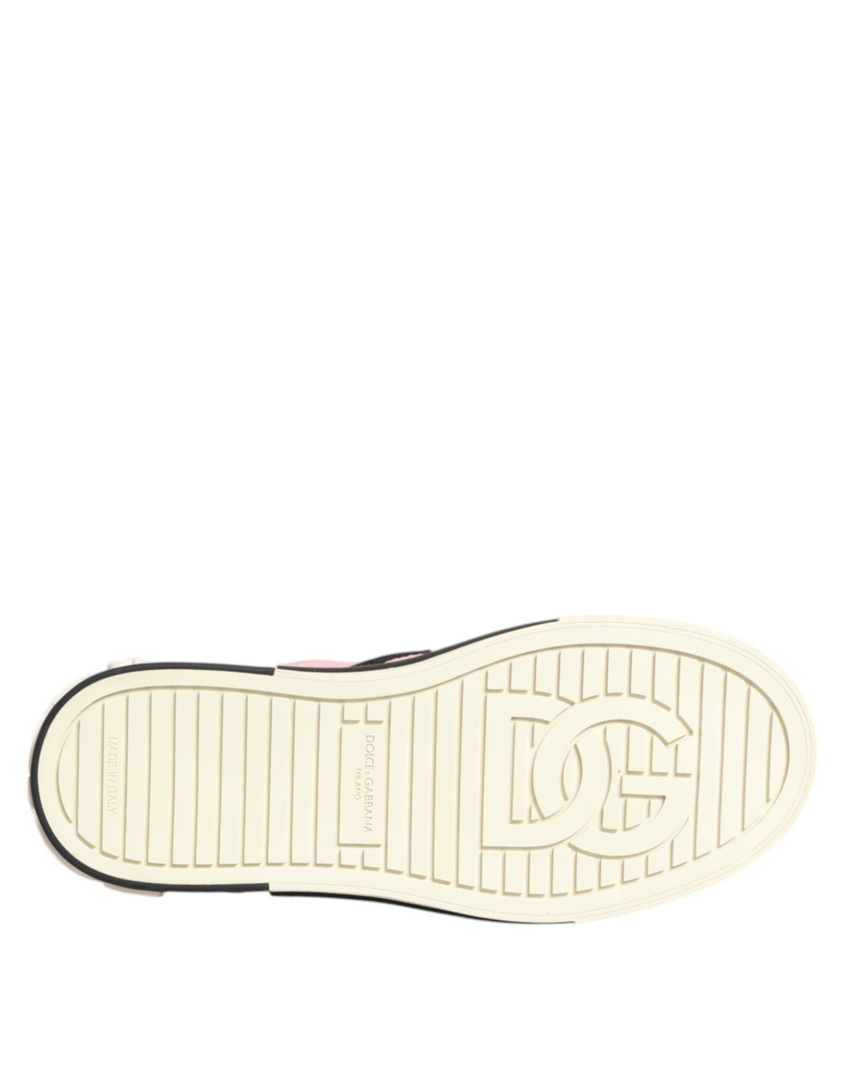 Dolce & Gabbana | Pink Quilted Nylon Slip-On Sneaker Shoes