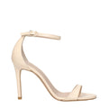 Stuart Weitzman | Beige Leather Stiletto Heel Sandals