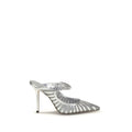 Jimmy Choo | Silver Leather High Heel Pumps