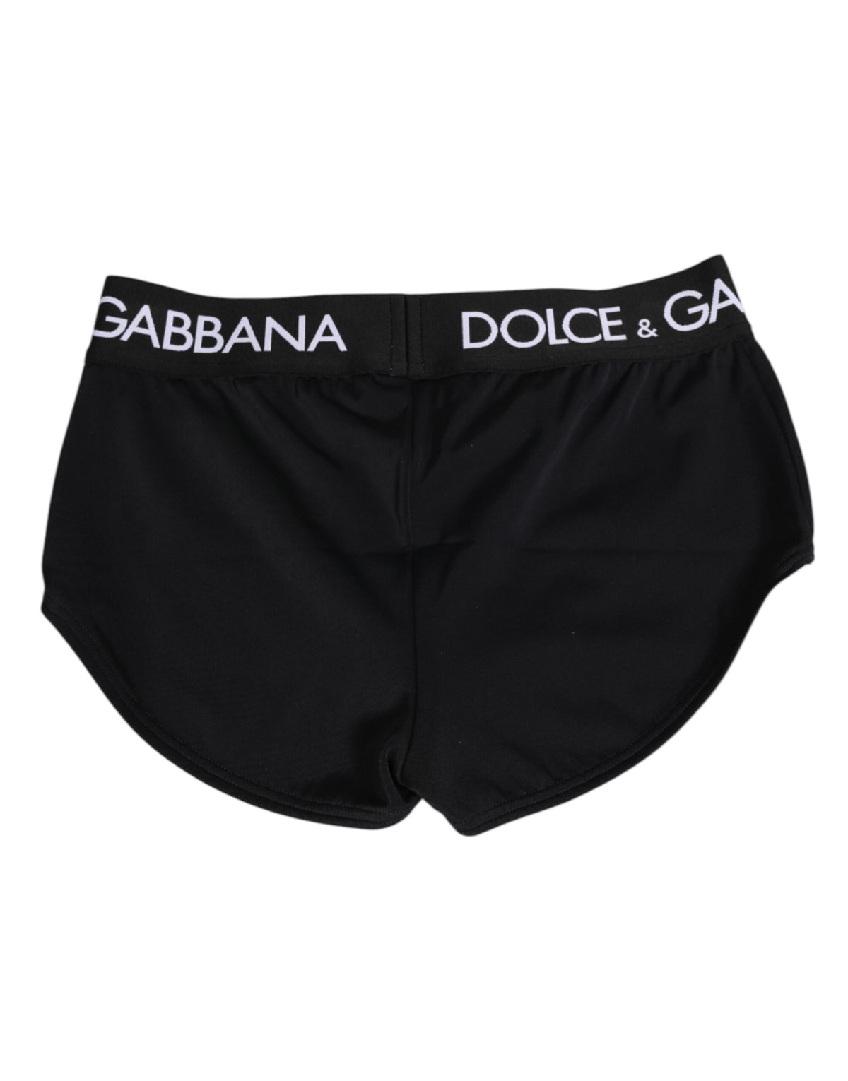 Dolce & Gabbana | Black Nylon Logo Waistband Shorts Underwear