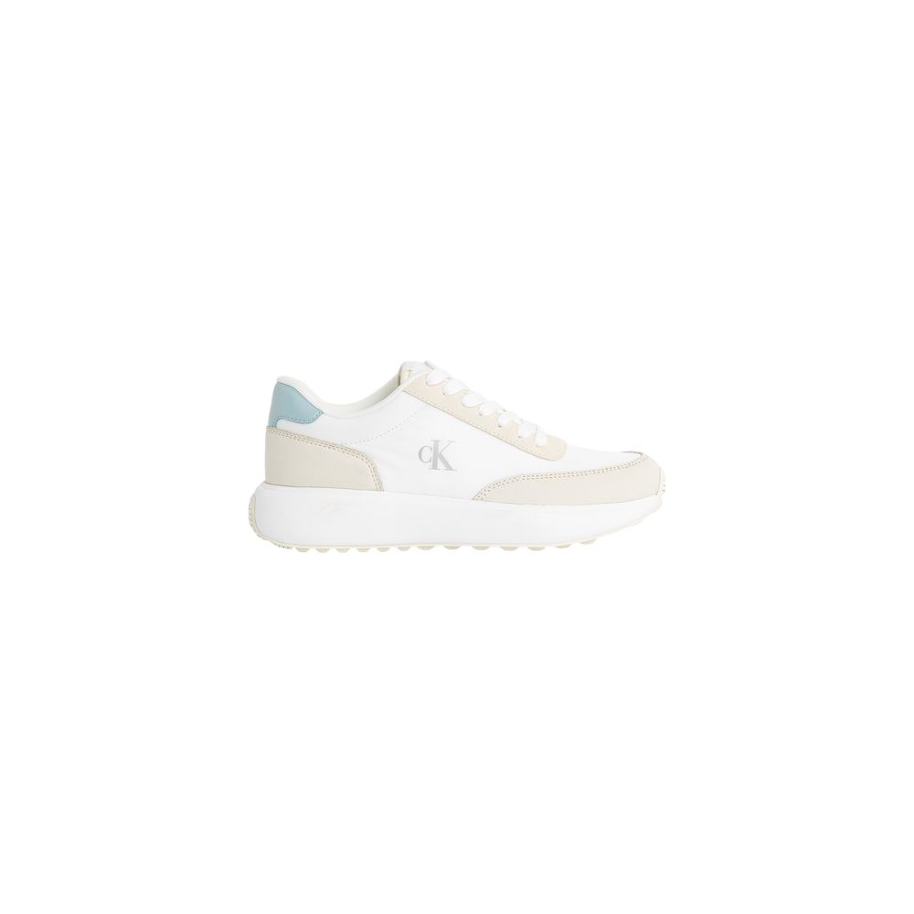 Calvin Klein Jeans | Beige Leather Athletic Sneakers