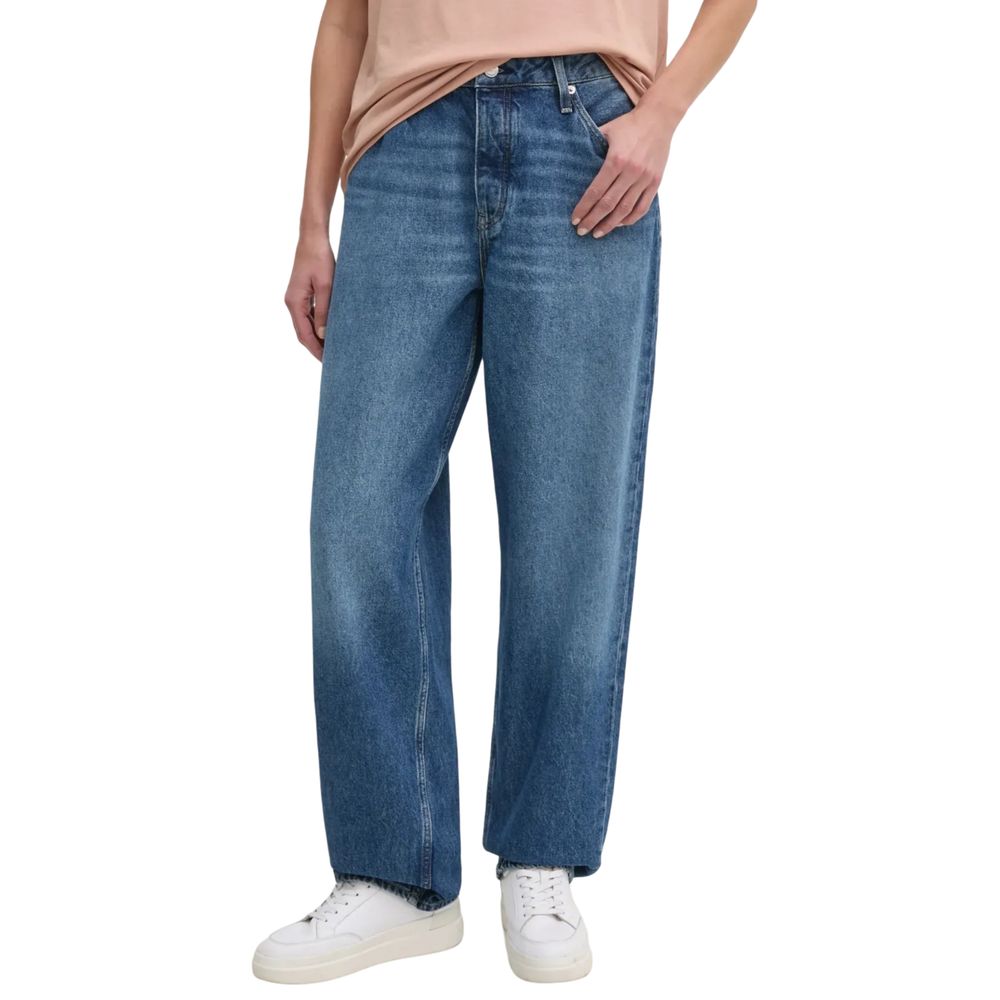 Calvin Klein Jeans | Blue Cotton Mom Jeans
