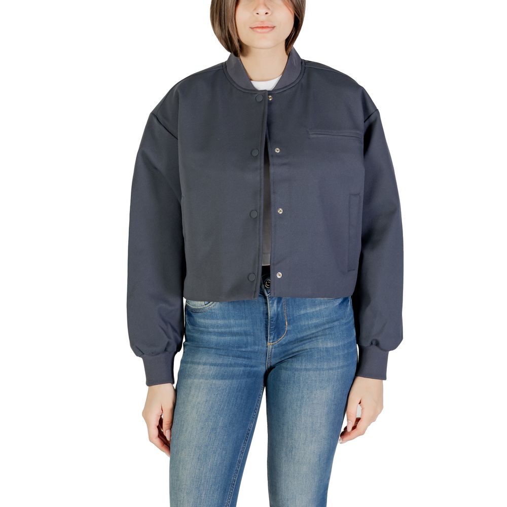 Calvin Klein Jeans | Gray Recycled Polyester Bomber