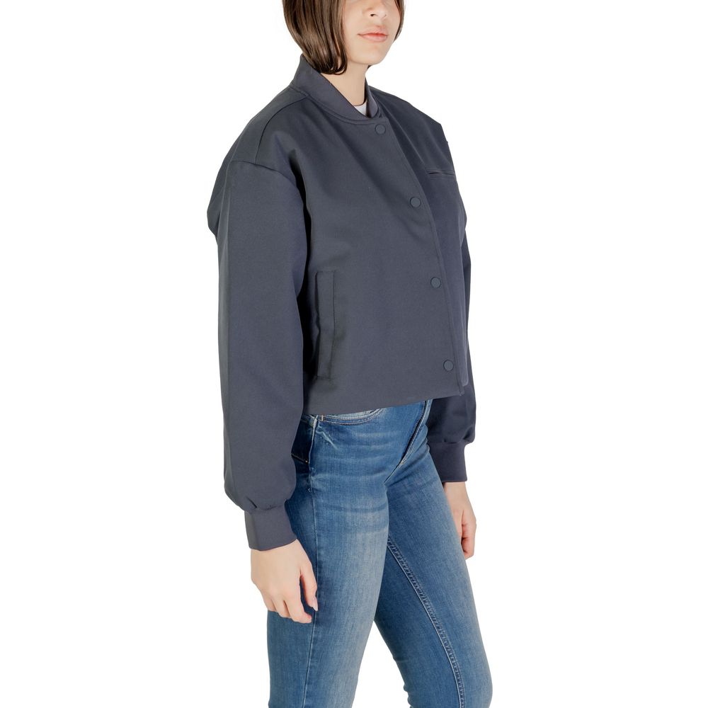 Calvin Klein Jeans | Gray Recycled Polyester Bomber