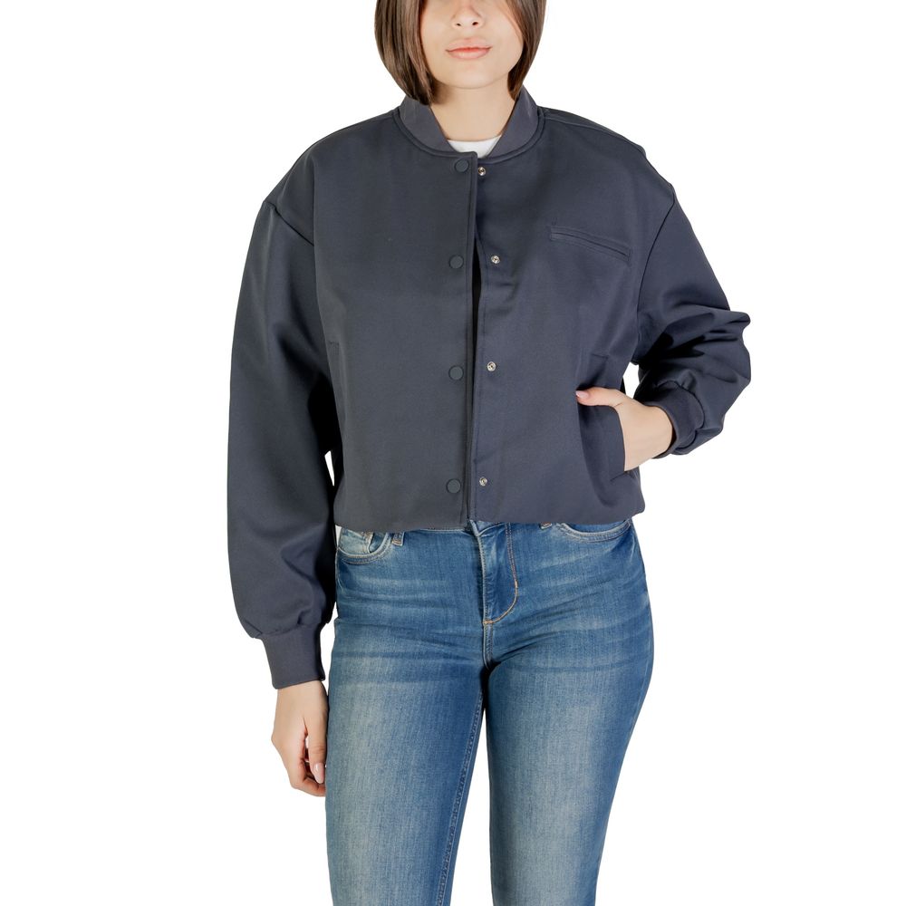 Calvin Klein Jeans | Gray Recycled Polyester Bomber
