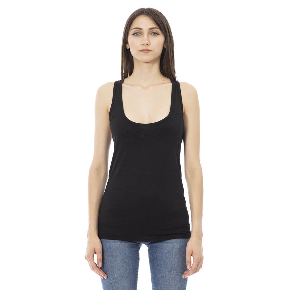 Just Cavalli | Black Viscose Women Top