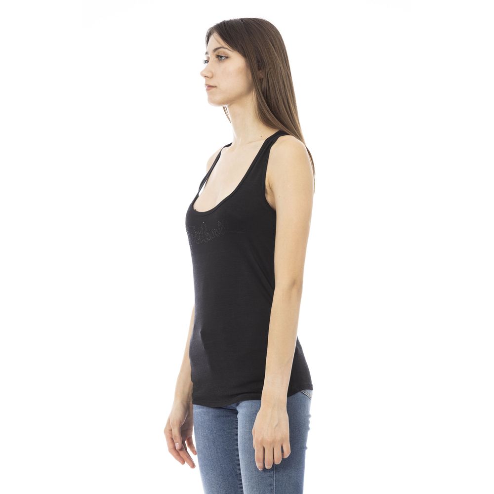 Just Cavalli | Black Viscose Women Top