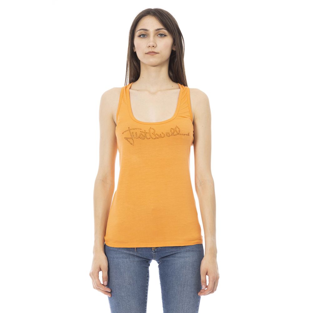 Just Cavalli | Orange Viscose Women's Top