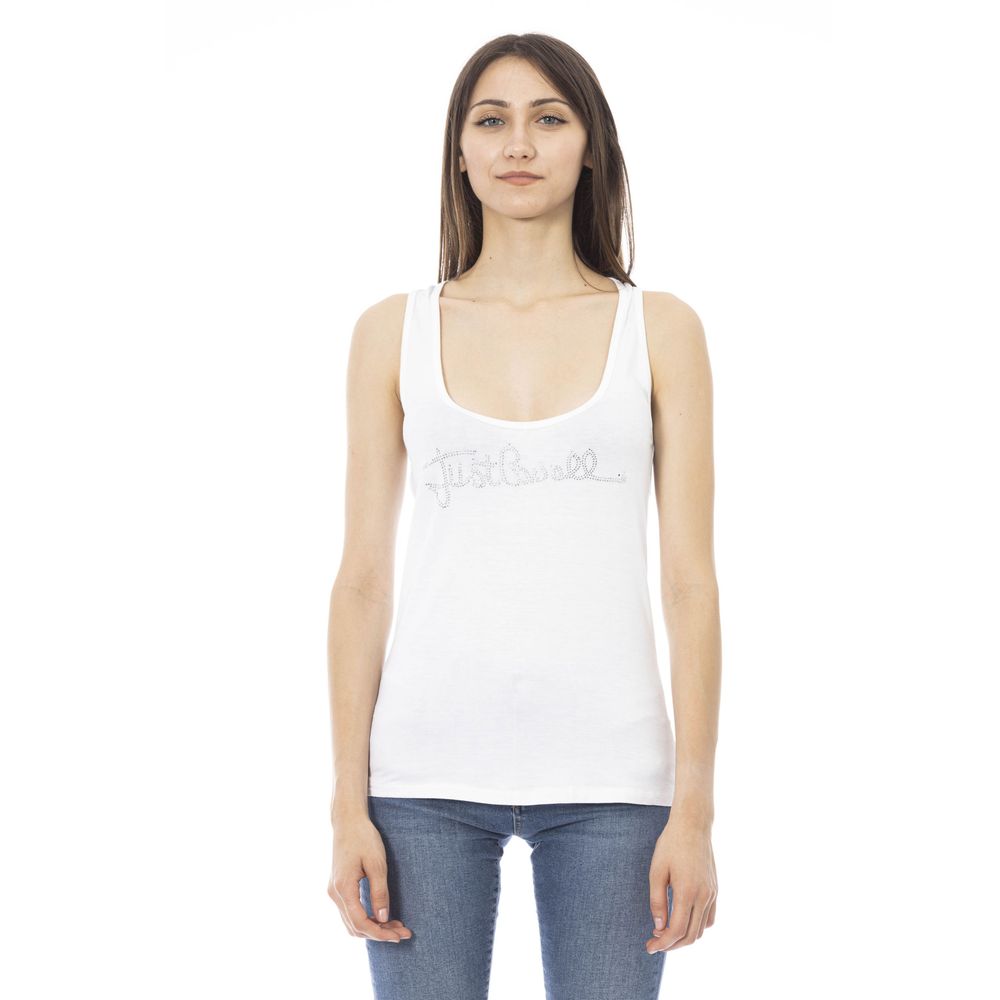 Just Cavalli | White Viscose Women Top