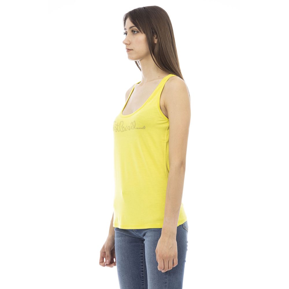 Just Cavalli | Yellow Viscose Women Top