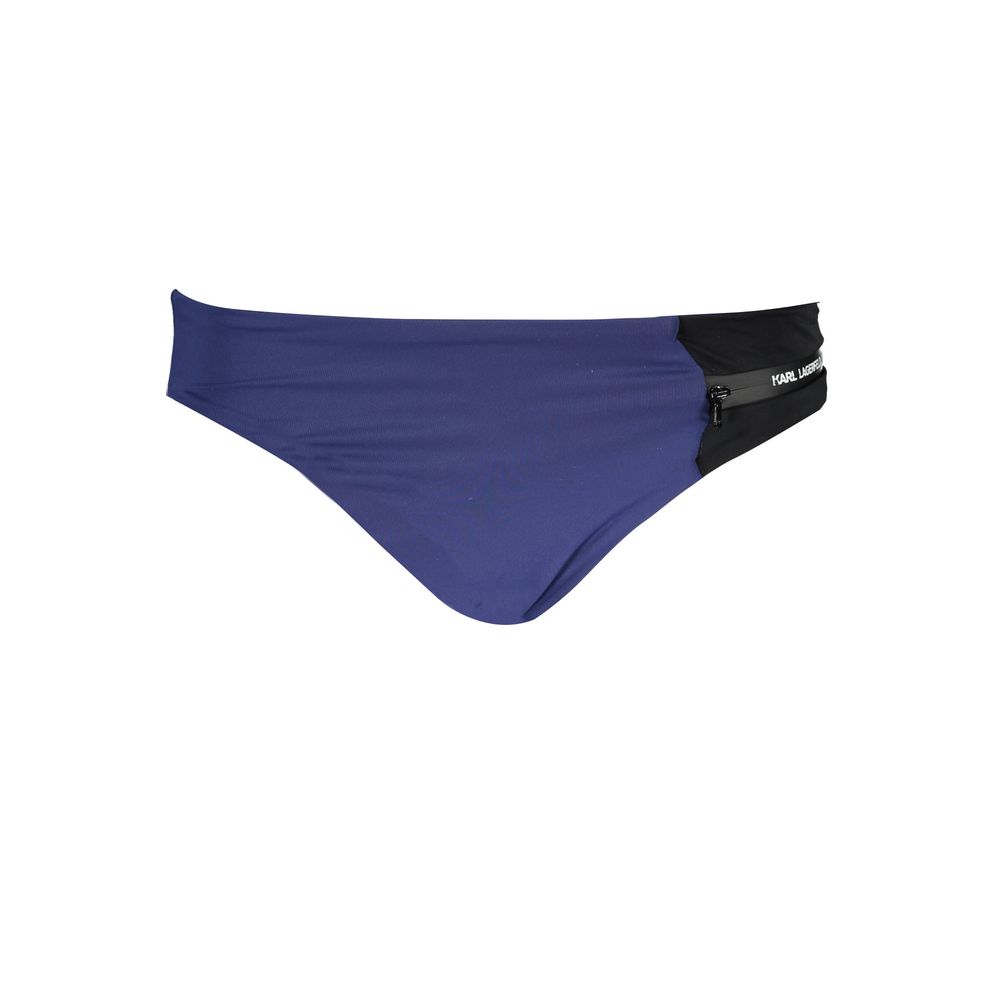 Karl Lagerfeld | Blue Polyamide Women Swim Brief