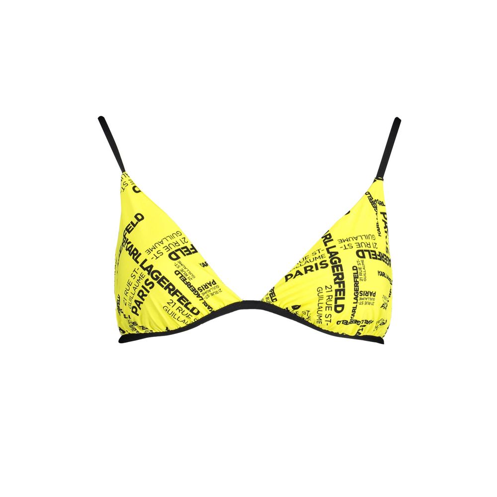 Karl Lagerfeld | Yellow Polyamide Women Swimsuit