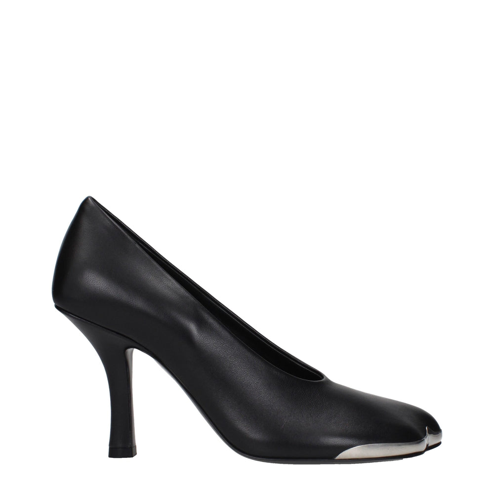 Burberry | Black Leather High Heel Pumps