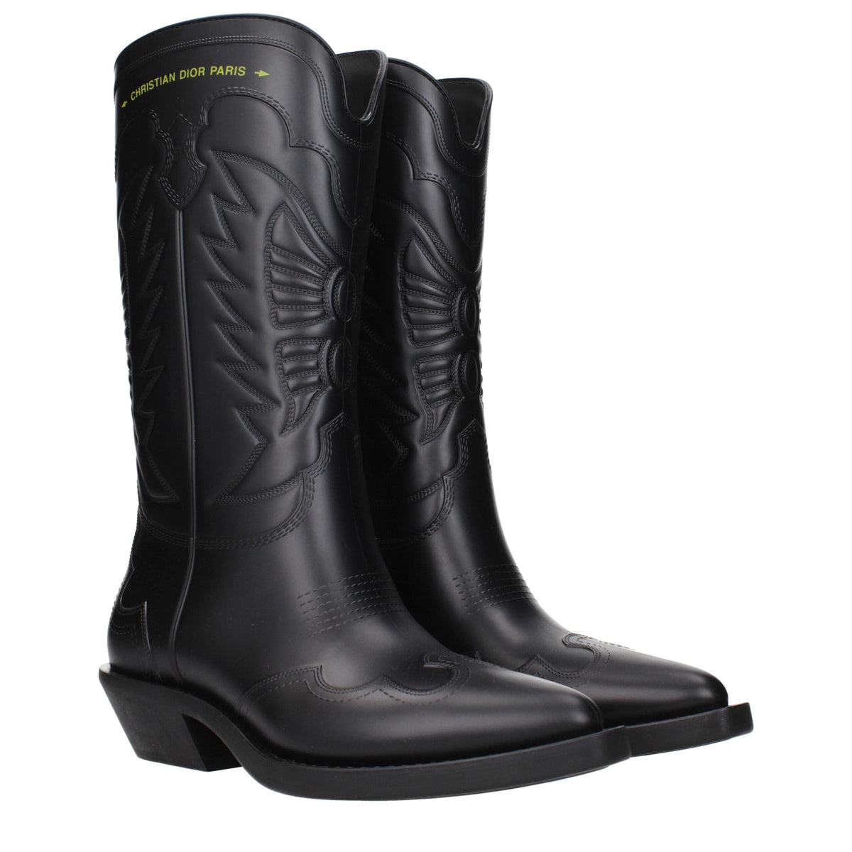 Christian Dior | Black Cotton Boots
