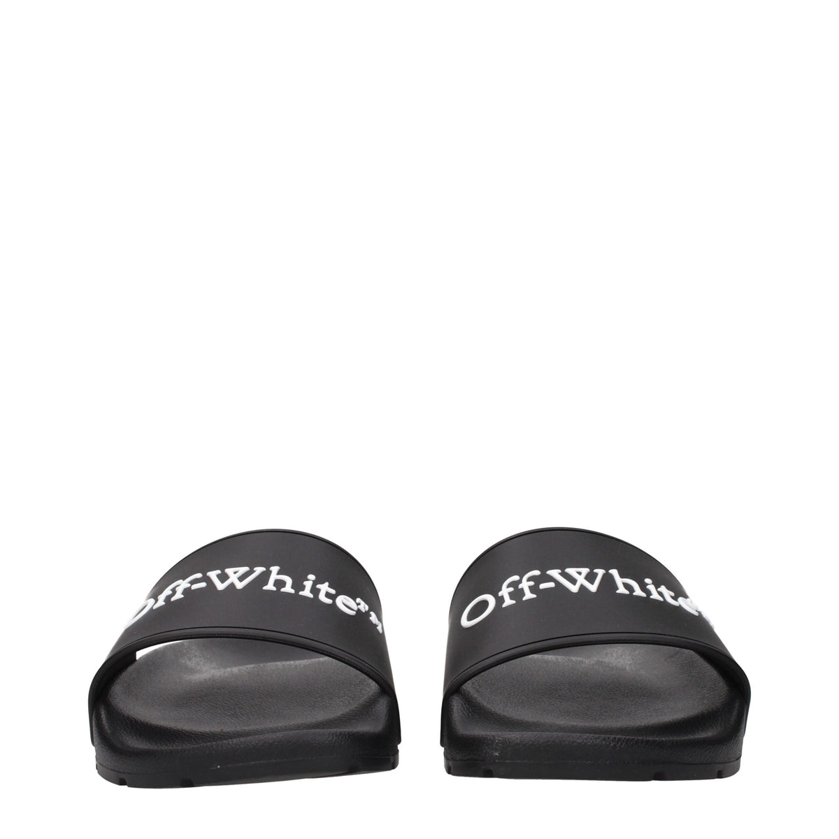 Off-White | Black Cotton Slippers