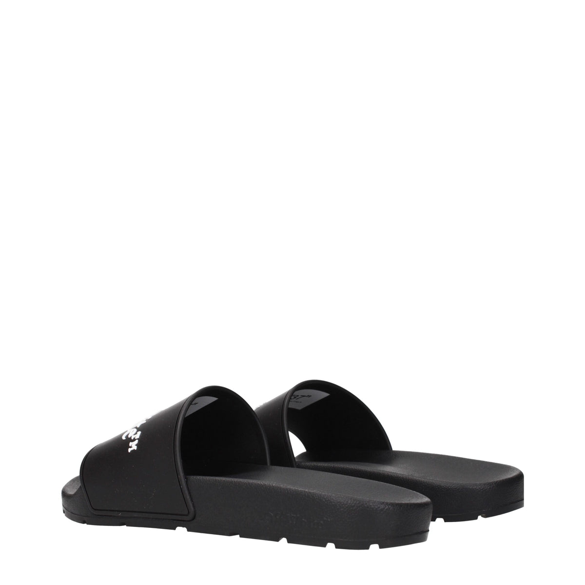 Off-White | Black Cotton Slippers
