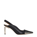 Off-White | Black Leather High Heel Pumps