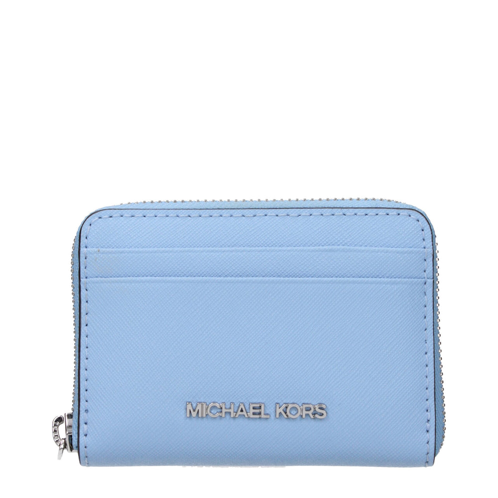 Michael Kors | Light Blue Leather Cardholder