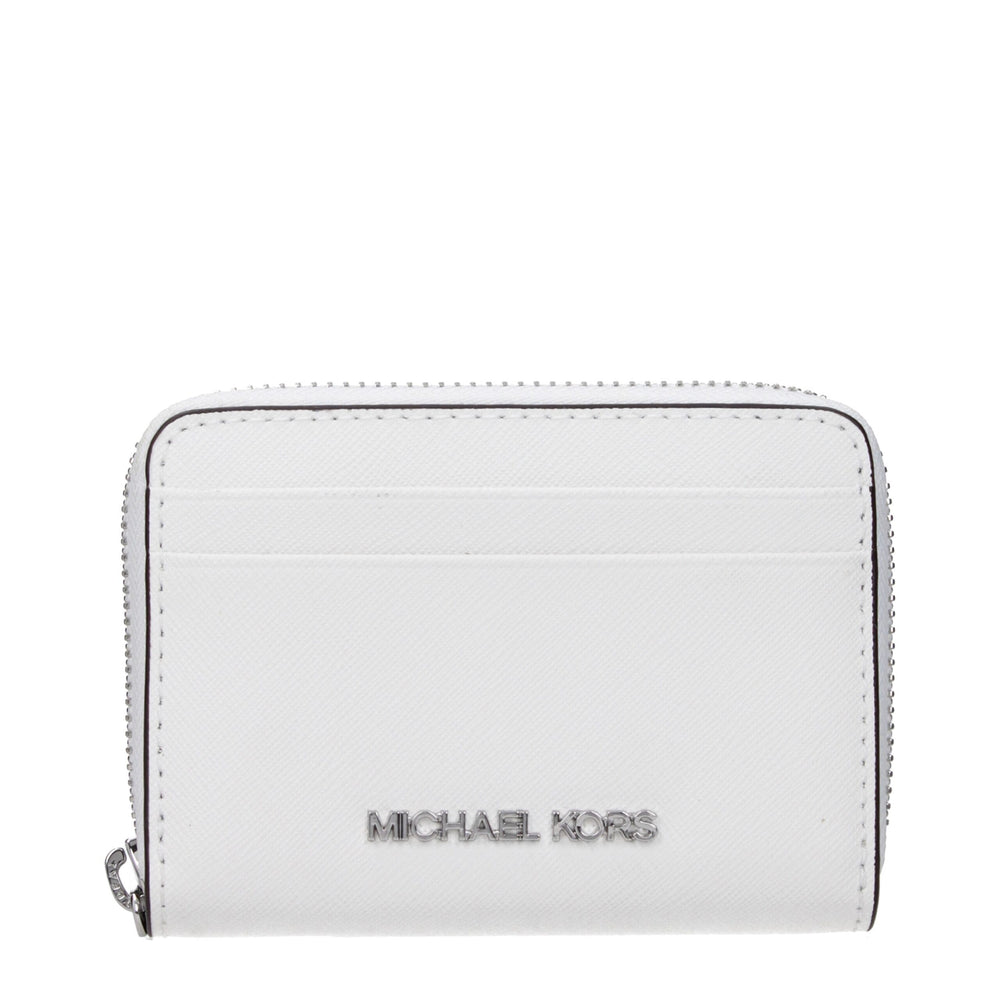 Michael Kors | White Leather Cardholder