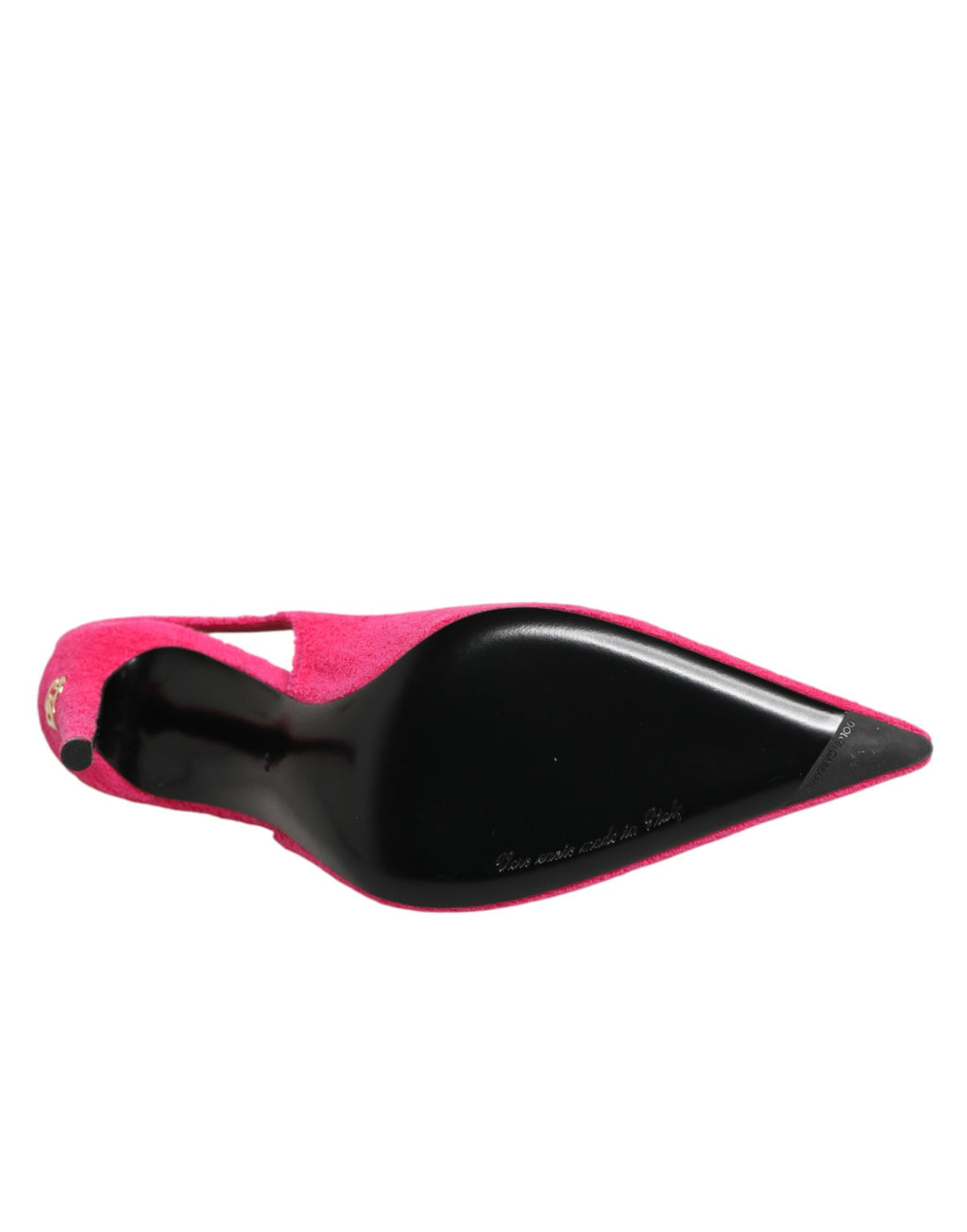 Dolce & Gabbana | Pink Terry Cloth High Heels Slingback Shoes