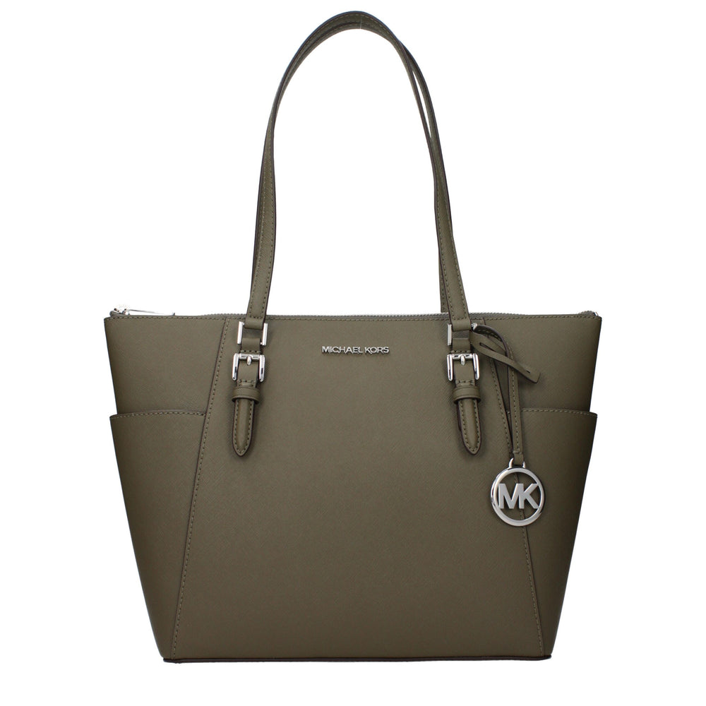 Michael Kors | Green Leather Shoulder Bag