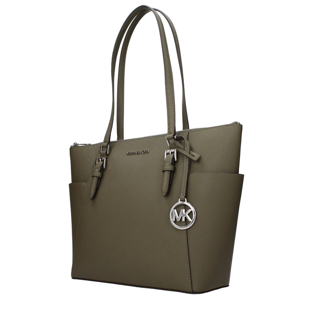 Michael Kors | Green Leather Shoulder Bag