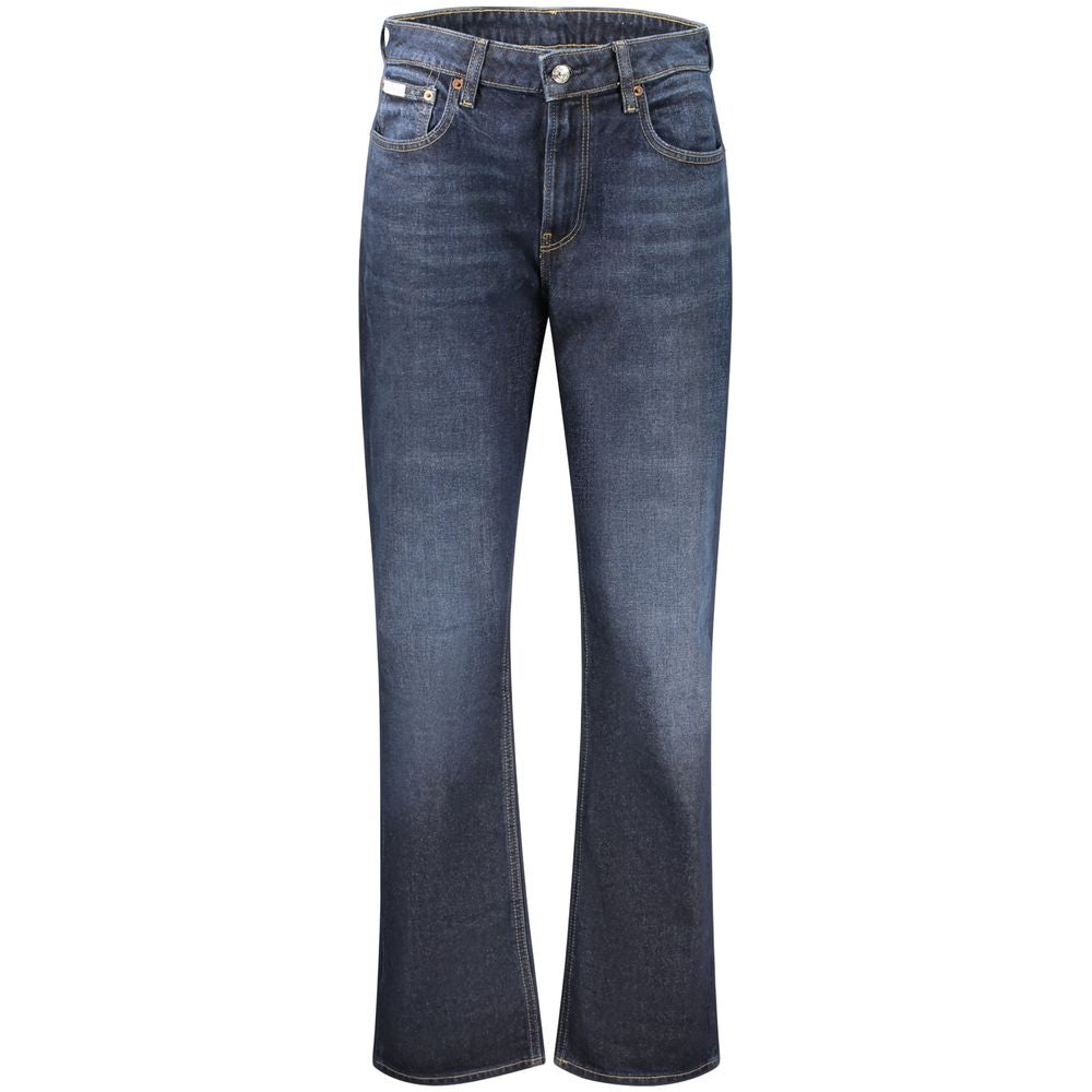 Calvin Klein | Blue Cotton Women's High-Rise Jeans