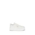 Prada | White Calf Leather Bos Taurus Platform Sneakers