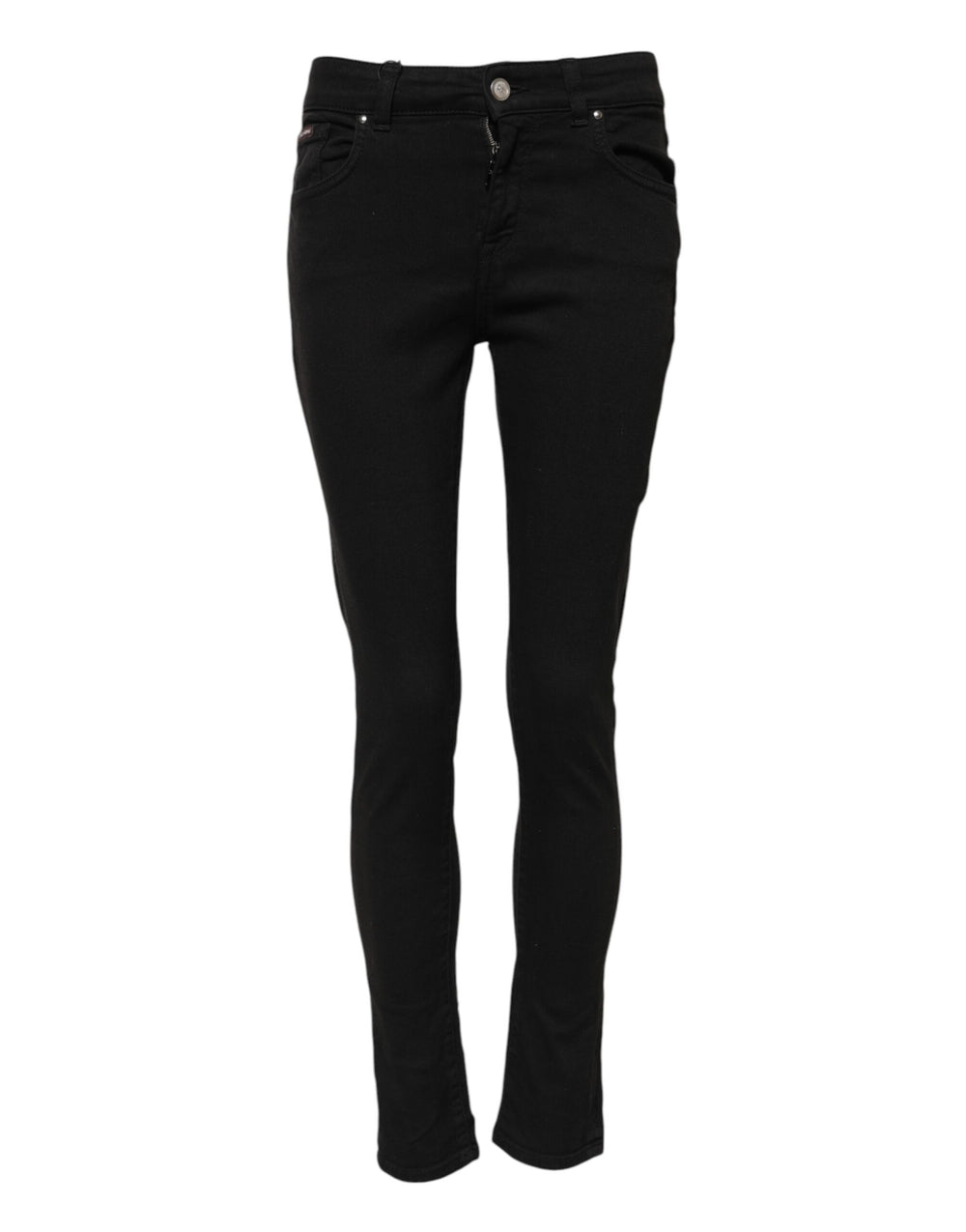 Dolce & Gabbana | Black Cotton Casual Skinny Denim Jeans