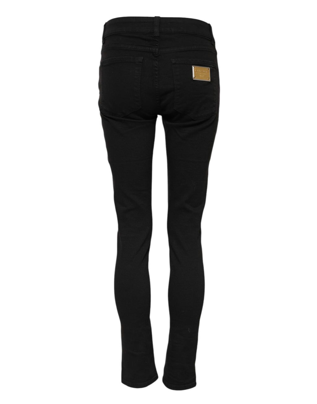 Dolce & Gabbana | Black Cotton Casual Skinny Denim Jeans