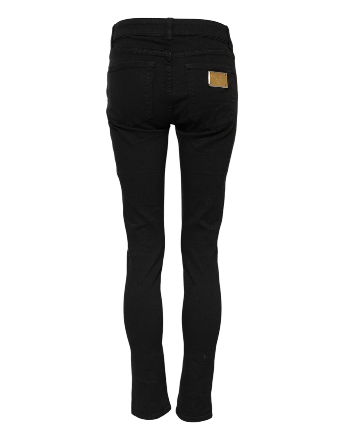 Dolce & Gabbana | Black Cotton Casual Skinny Denim Jeans